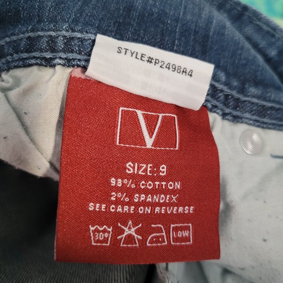 Vigold Distressed Low Rise Bootcut Jeans Size 9 Tall Juniors - Picture 10 of 11